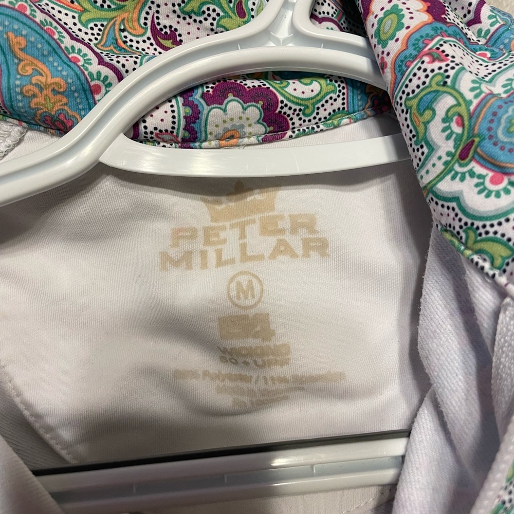 Peter Millar Women’s Tamara Golf Multicolor Paisley Jacket‎ UPF 50 medium - Picture 3 of 3